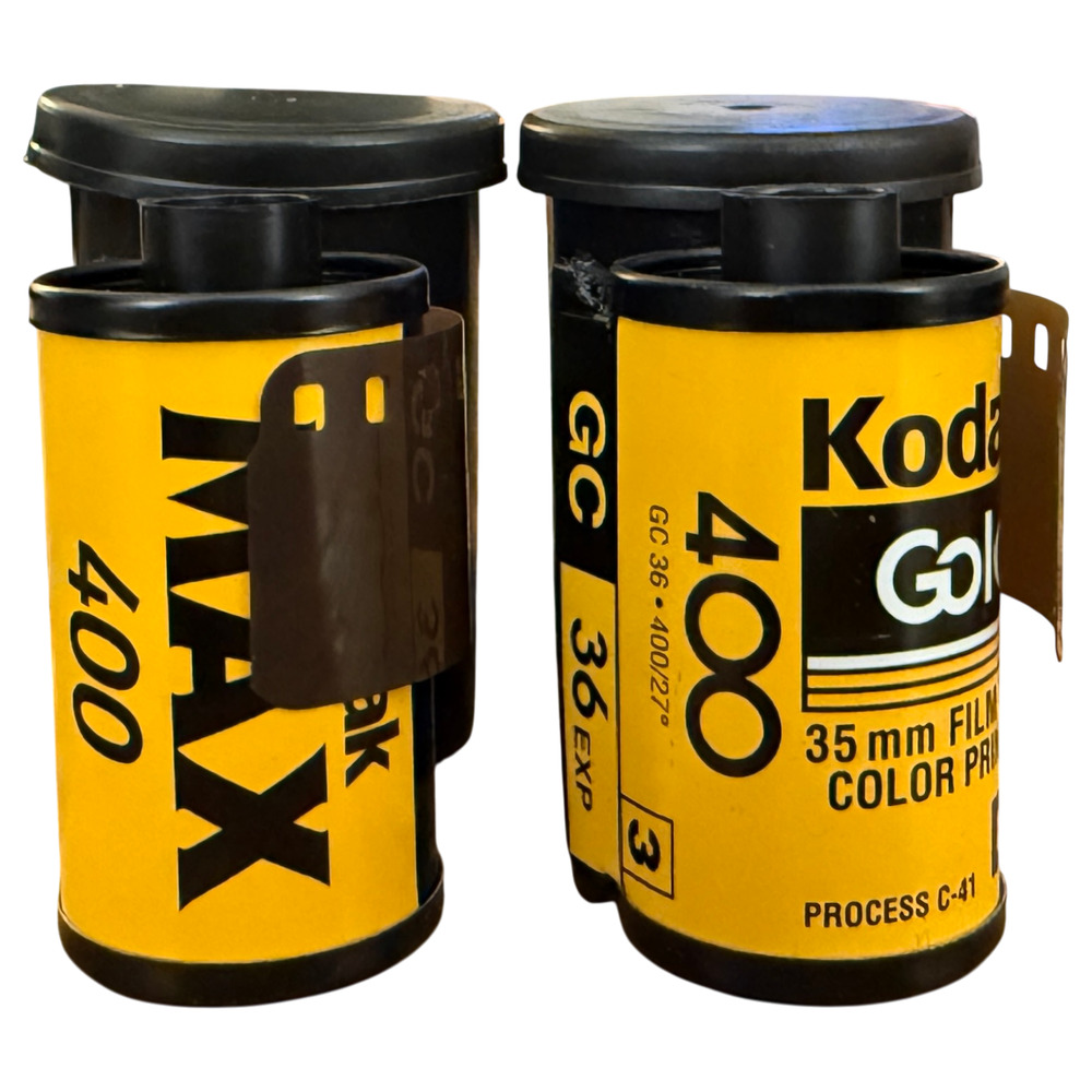 Lot 2 Kodak 400 35mm Color Print Film Rolls 24 & 36 Exposure Gold Max Untested
